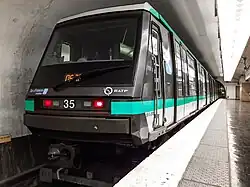 New MP 89 rolling stock at Kléber