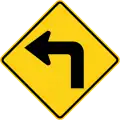 W1-1L Turn (left)