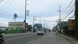 A part of the MacArthur Highway cutting across Barangay Lolomboy, Bocaue towards Marilao.