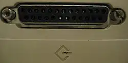 A parallel SCSI port