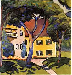Staudacher's house at the Tegernsee, 1910