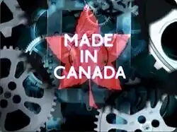 a red maple leaf over a field of blue gears, with the title in caps