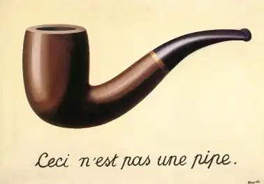 The Treachery of Images, by René Magritte (1929)