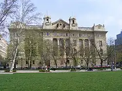 Hungarian National Bank building on Liberty Square (Budapest)