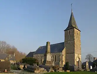 The church in Maisoncelles-sur-Ajon
