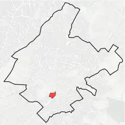 Location within Athens municipality