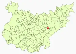 Location in Badajoz