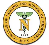MCU College of Nursing and Midwifery Official logo