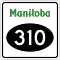 Provincial Road 310 marker