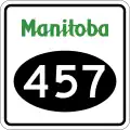 Provincial Road 457 marker