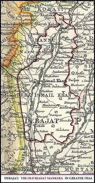 Located in the Sindh Sagar Doab, Punjab.