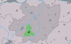 Location in Littenseradiel municipality