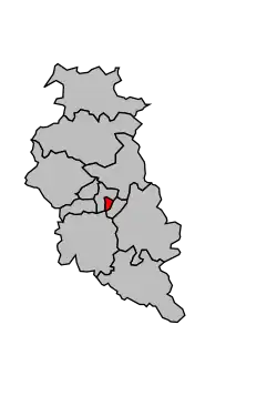 Location of the canton in the arrondissement of Bar-le-Duc
