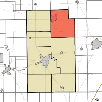 Location in Wabash County