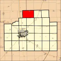 Location in McLean County