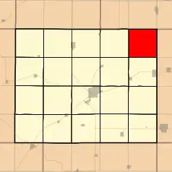 Location in Crawford County