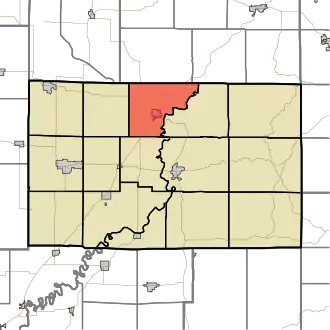 Location in Greene County
