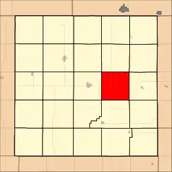 Location in Jewell County