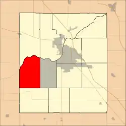 Location in Tippecanoe County