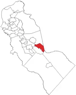 Location of Berlin Township in Camden County highlighted in red