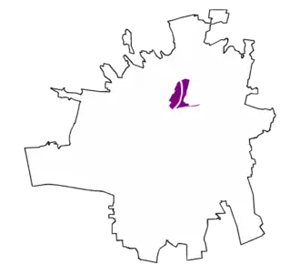 Location of Tres Ríos Zone.