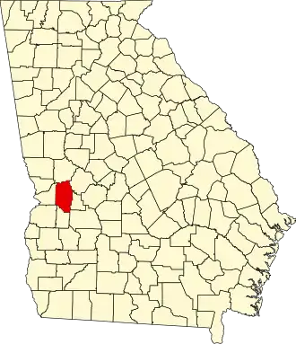 State map highlighting Marion County
