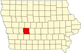 Guthrie County map
