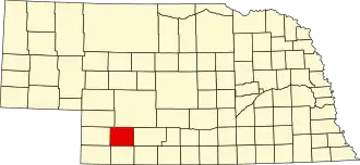 State map highlighting Hayes County