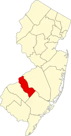 Camden County map