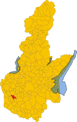 Corzano within the Province of Brescia