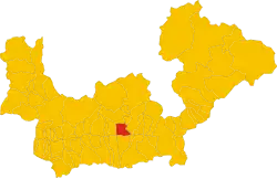 Sondrio within the Province of Sondrio