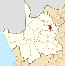 Location in the Northern Cape