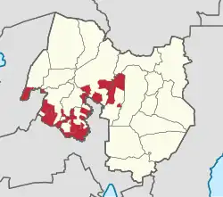 Territory in Cotabato province under the Special Geographic Area