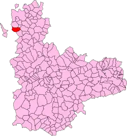 Location of Valdunquillo