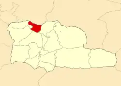 Location of La Rebollá