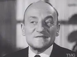 Black and white image of Marcel Hillaire at age 51