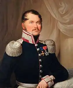 Marcin Jabłoński [pl], Portrait of General Józef Bonawentura Załuski