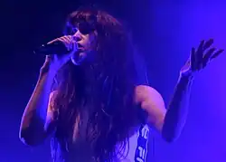 Davidson performing in 2025