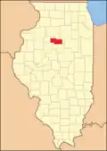 Marshall County in 1843, when its eastern border was extended to bring it to its current size