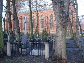 Conradin Kreutzer's grave in December 2014