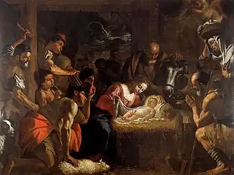 Mattia Preti , Adoration of the Shepherds , 1675–1680