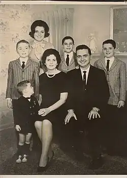 black and white headshot photo of Thomas Richard Byrne Sr