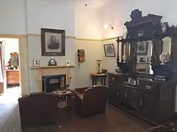 The main living room of the house
