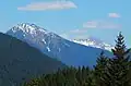 McKay Ridge (left) and Azurite Peak seen from North Cascades Highway