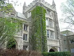 Exterior view of the University Hall, McMaster