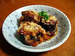 Parmigiana di melanzane (eggplant Parmesan)