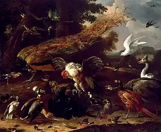 The Crow Exposed (ca. 1680), oil on canvas, 170.2 × 211.5 cm., Museum of Fine Arts, Houston