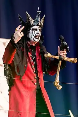 King Diamond performing in 2022