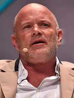 Michael Novogratz speaking at an event