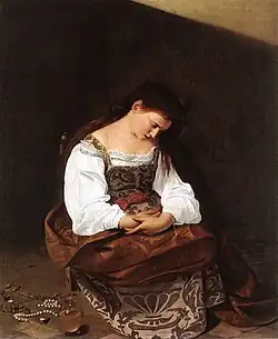 Caravaggio, Penitent Magdalene (1593) 122.5 × 98.5 cm